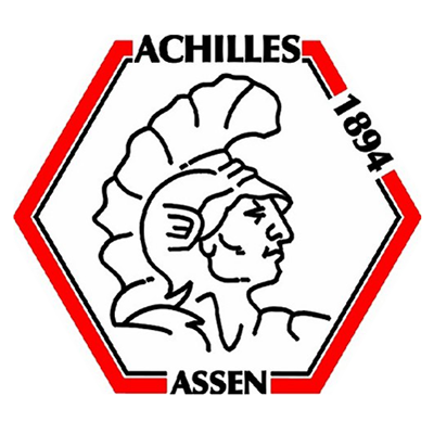 Clublogo voetbalvereniging Achilles 1894 uit Assen