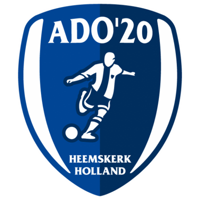Clublogo voetbalvereniging ADO '20 uit Heemskerk