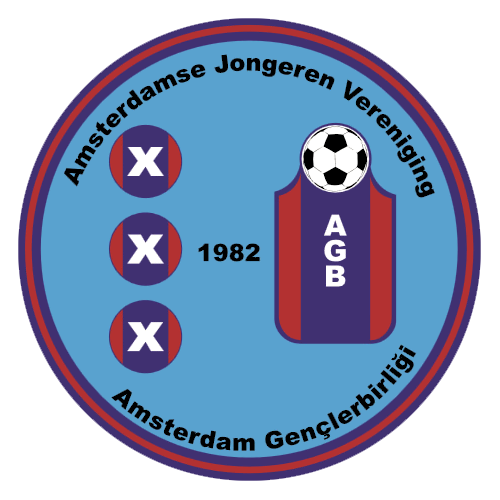 Clublogo voetbalvereniging VV AGB uit Amsterdam