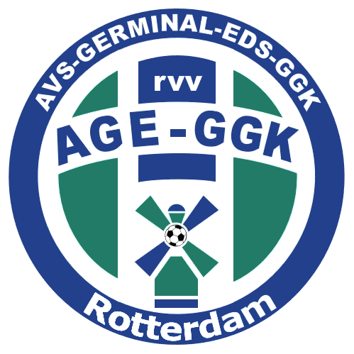 Clublogo voetbalvereniging rvv AGE-GGK uit Rotterdam