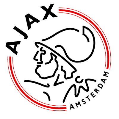 Clublogo voetbalvereniging Ajax uit Amsterdam
