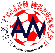 Clublogo voetbalvereniging Allen Weerbaar uit Bussum