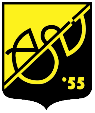 Clublogo voetbalvereniging ASV '55 uit Venhuizen