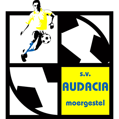Historisch clublogo voetbalvereniging Audacia uit Moergestel
