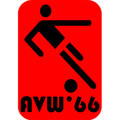 Historic club logo football club AVW '66 uit Westervoort