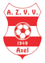Clublogo voetbalvereniging AZVV uit Axel