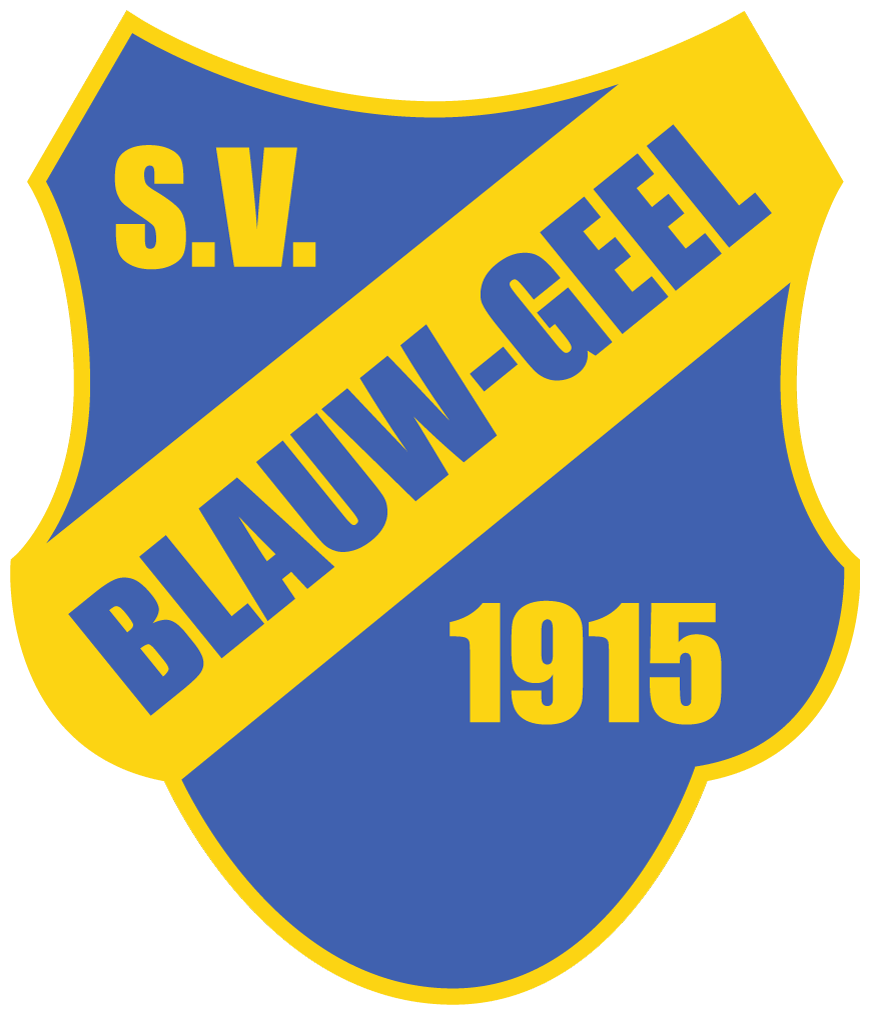 Clublogo voetbalvereniging SV Blauw Geel 1915 uit Groningen