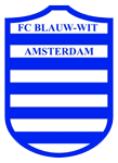Historisch clublogo voetbalvereniging FC Blauw-Wit Amsterdam