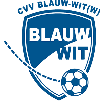 Clublogo voetbalvereniging Blauw Wit W uit Wormerveer