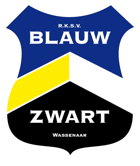 Clublogo voetbalvereniging RKSV Blauw-Zwart uit Wassenaar