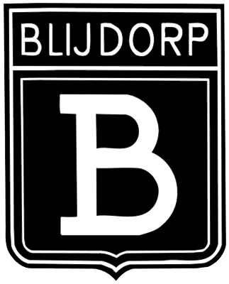 Historisch clublogo voetbalvereniging RVV Blijdorp uit Rotterdam