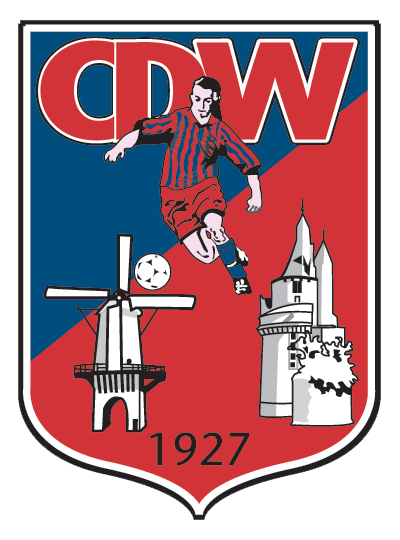 Historisch clublogo voetbalvereniging CDW uit Wijk bij Duurstede