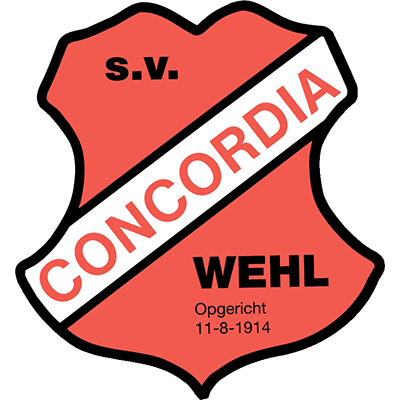 Clublogo voetbalvereniging Concordia Wehl