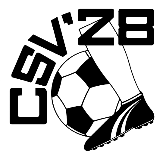 Historisch clublogo voetbalvereniging CSV '28 uit Zwolle