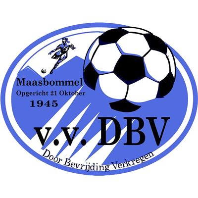 Clublogo voetbalvereniging DBV uit Maasbommel