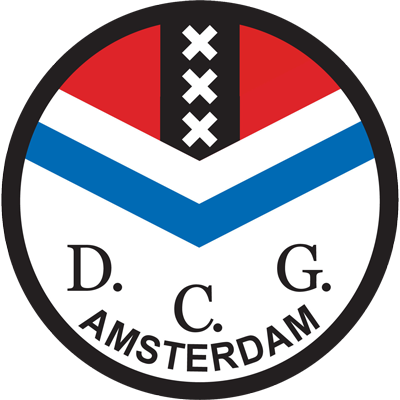 Clublogo voetbalvereniging RKSV DCG uit Amsterdam