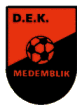 Clublogo voetbalvereniging DEK uit Medemblik
