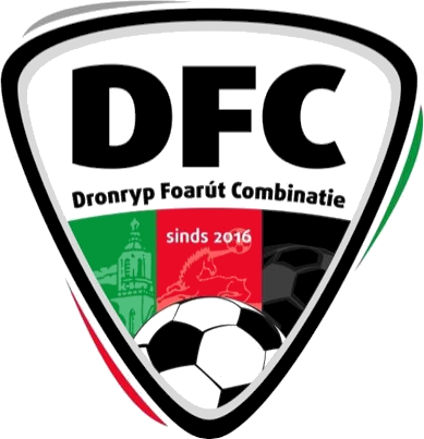 Clublogo voetbalvereniging SJO DFC uit Dronrijp en Menaldum