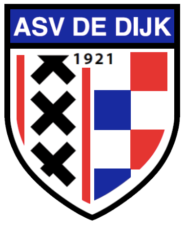 Clublogo voetbalvereniging ASV De Dijk uit Amsterdam
