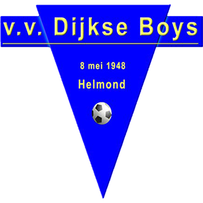Clublogo voetbalvereniging Dijkse Boys uit Helmond