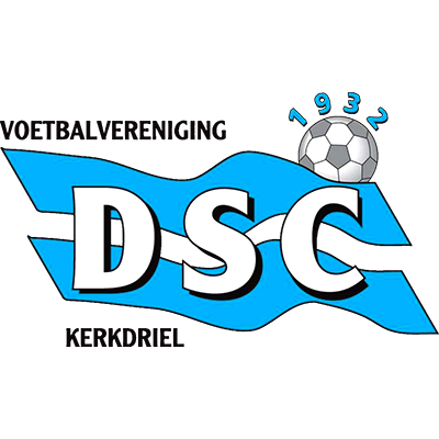 Historisch clublogo voetbalvereniging VV DSC uit Kerkdriel