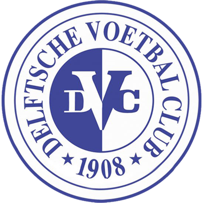 Clublogo voetbalvereniging DVC uit Delft