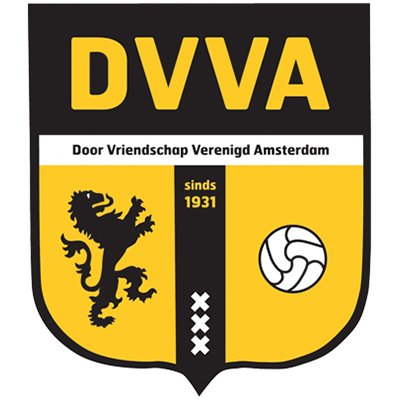 Clublogo voetbalvereniging DVVA uit Amsterdam