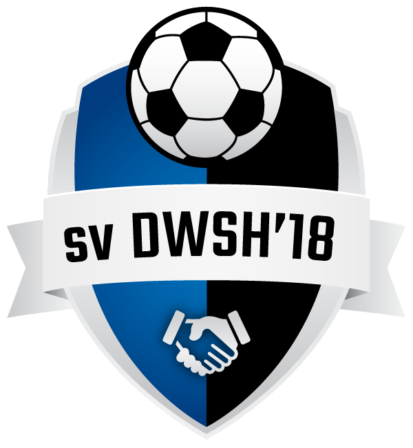 Clublogo voetbalvereniging sv DWSH '18 uit Wilbertoord en Sint Hubert