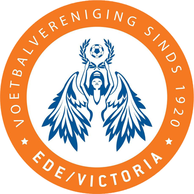 Clublogo voetbalvereniging Ede/Victoria