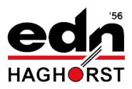 Historisch clublogo voetbalvereniging EDN '56 uit Haghorst