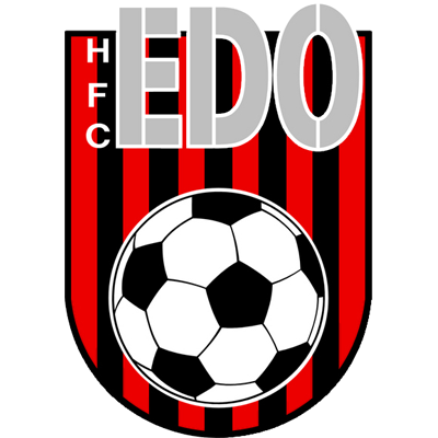 Clublogo voetbalvereniging hfc EDO uit Haarlem