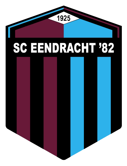 Historisch clublogo voetbalvereniging Eendracht '82 uit Amsterdam
