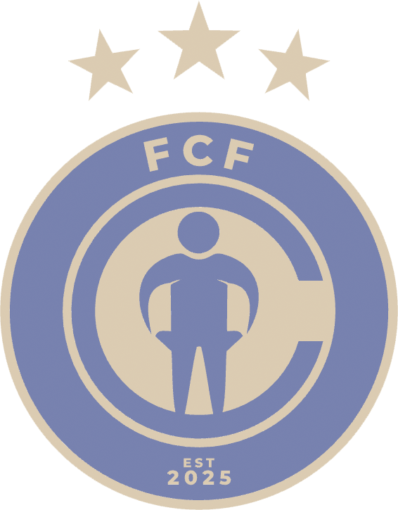 Clublogo voetbalvereniging FCF uit Weesp
