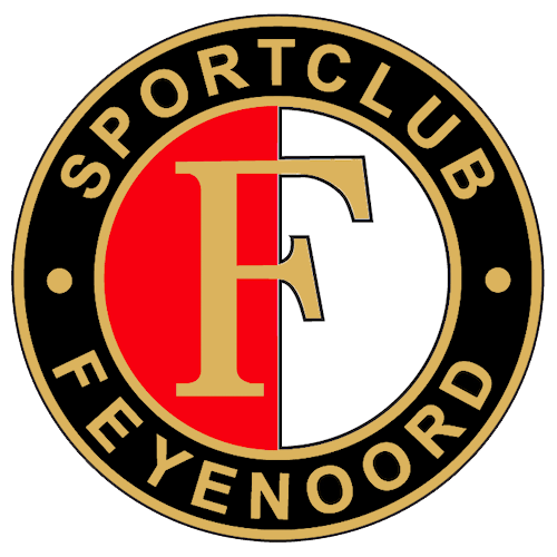 Historisch clublogo voetbalvereniging SC Feyenoord uit Rotterdam