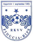 Historisch clublogo voetbalvereniging RKVV Fiducia uit De Rips
