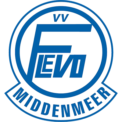 Historisch clublogo voetbalvereniging VV Flevo uit Middenmeer