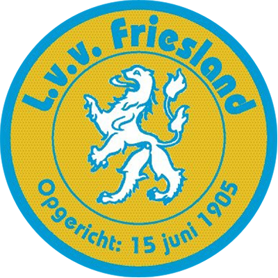 Clublogo voetbalvereniging LVV Friesland uit Leeuwarden