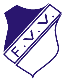 Clublogo voetbalvereniging FVV uit Hoogezand