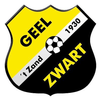 Clublogo voetbalvereniging Geel Zwart '30 uit 't Zand