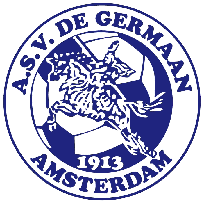 Clublogo voetbalvereniging De Germaan uit Amsterdam