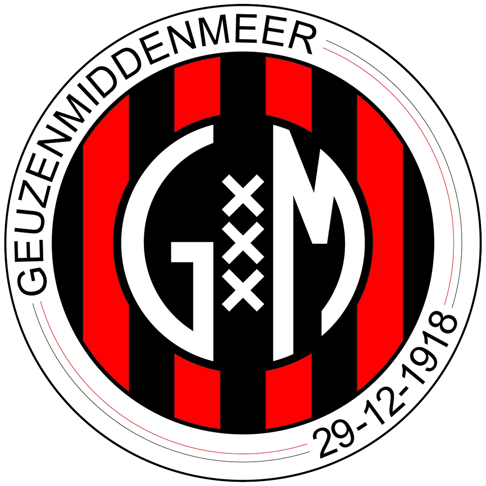Clublogo voetbalvereniging GeuzenMiddenmeer uit Amsterdam