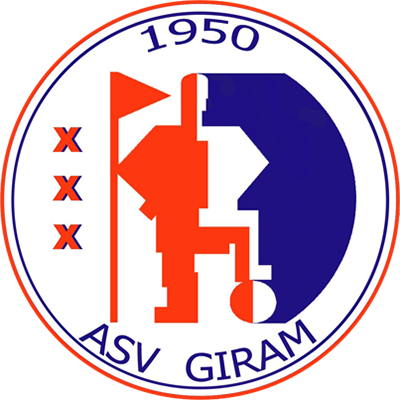 Clublogo voetbalvereniging ASV Giram uit Amsterdam