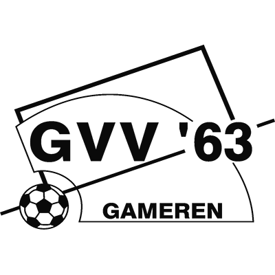 Historisch clublogo voetbalvereniging GVV '63 uit Gameren