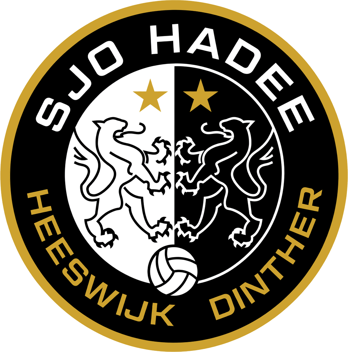 Historisch clublogo voetbalvereniging SJO / SVO HaDee uit Dinther en Heeswijk-Dinther
