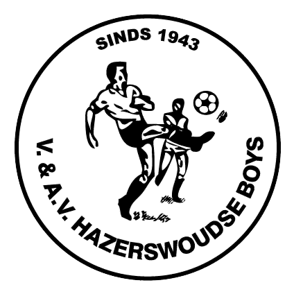 Clublogo voetbalvereniging V&AV Hazerswoudse Boys uit Hazerswoude-Dorp