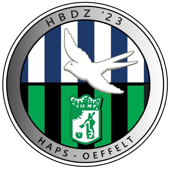 Clublogo voetbalvereniging SJO HBDZ '23 uit Haps en Oeffelt