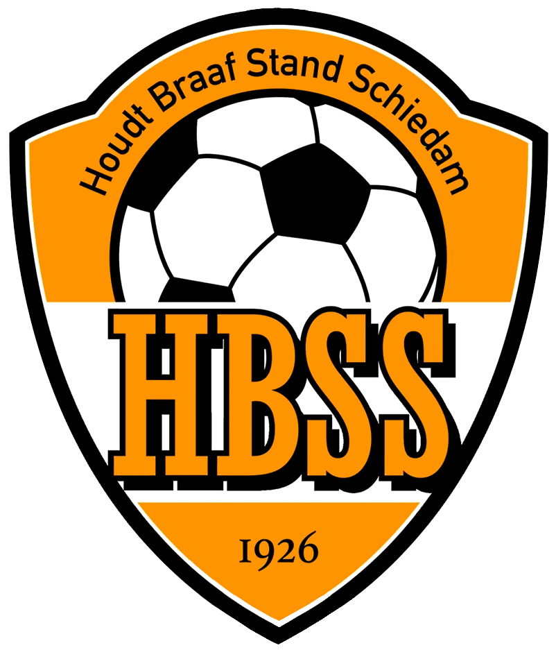 Clublogo voetbalvereniging HBSS uit Schiedam