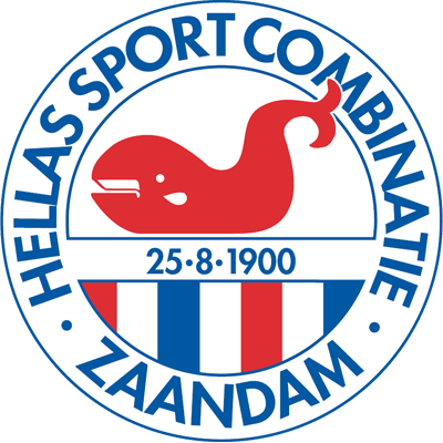 Clublogo voetbalvereniging Hellas Sport Combinatie uit Zaandam