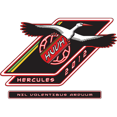 Historisch clublogo voetbalvereniging HVV Hercules uit Den Haag