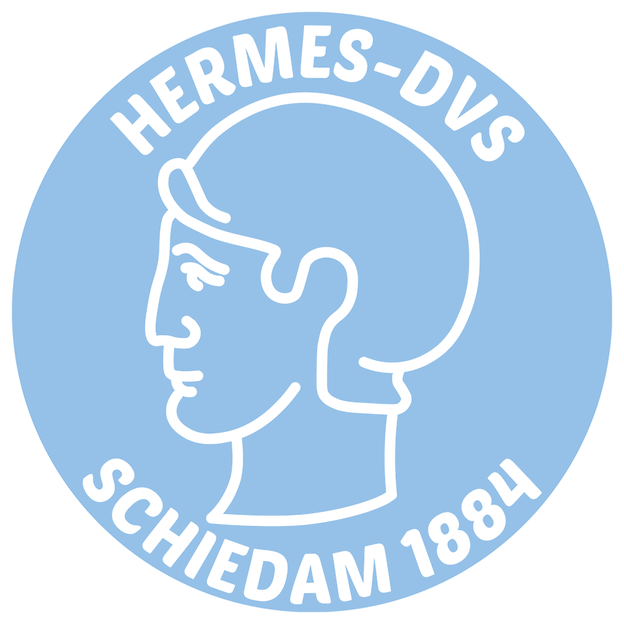 Clublogo voetbalvereniging Hermes-DVS uit Schiedam